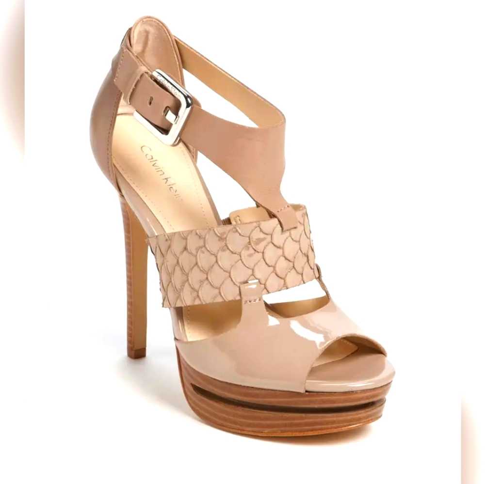 Calvin Klein Roxanna Platform Heels NWOT